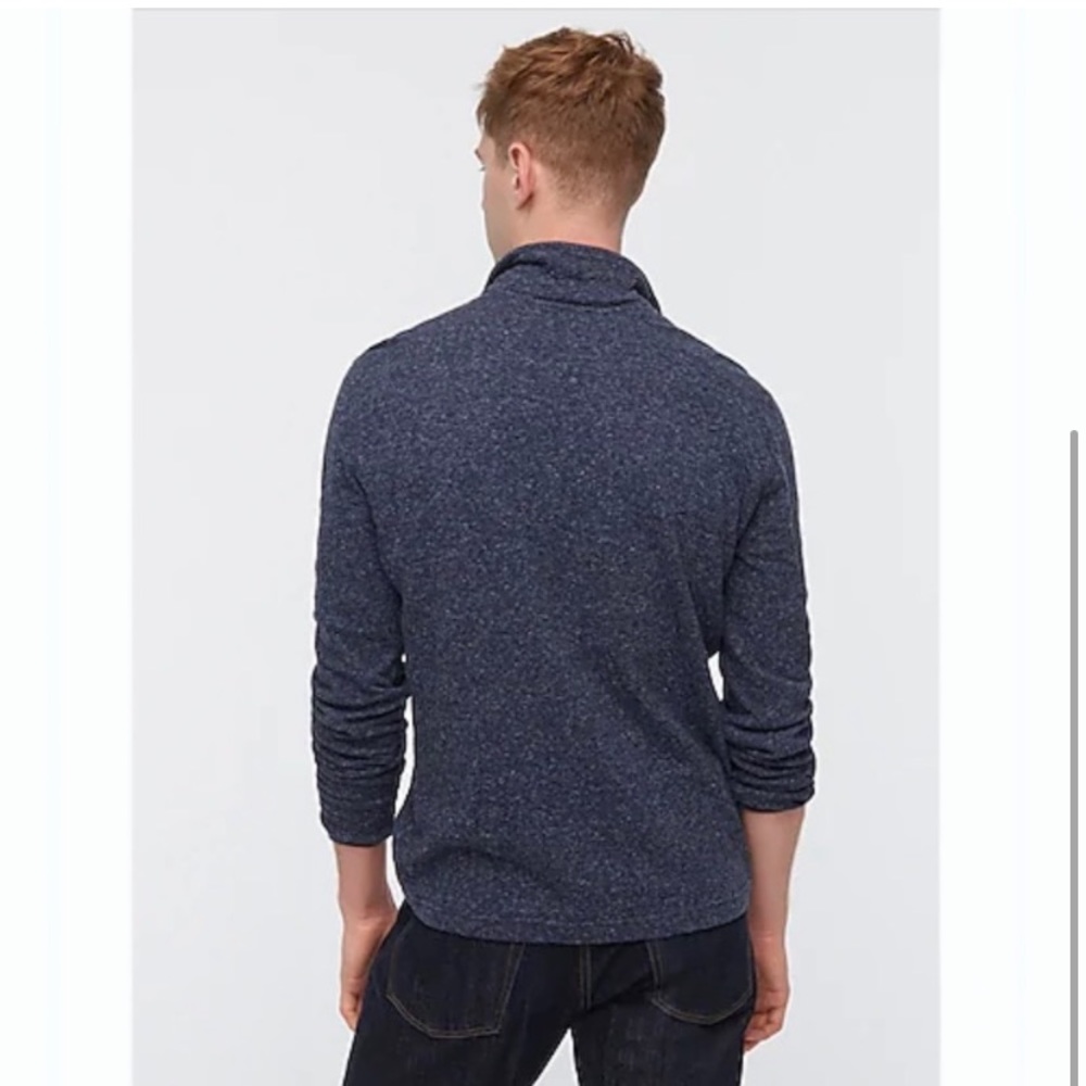 NEW J. Crew Double-Knit Half-Zip Grey Pullover Shirt XS - Picture 3 of 3